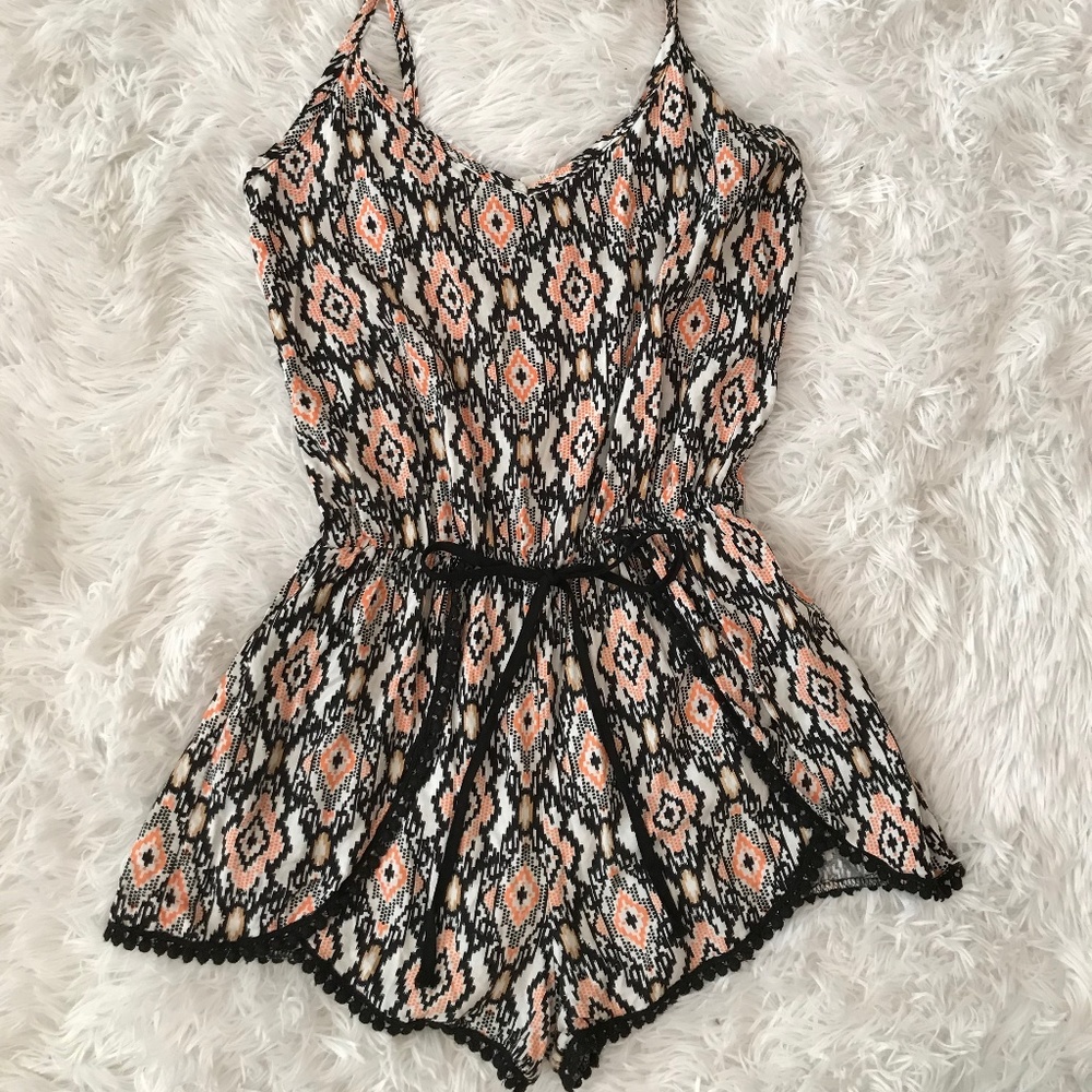 Patterned Romper